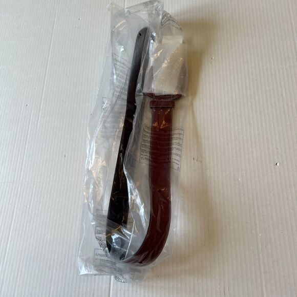 Veronica Beard/GAVAZZENI Leather Belt 75/XXS Aloe Campari Red Made in Italy NWT main image 5